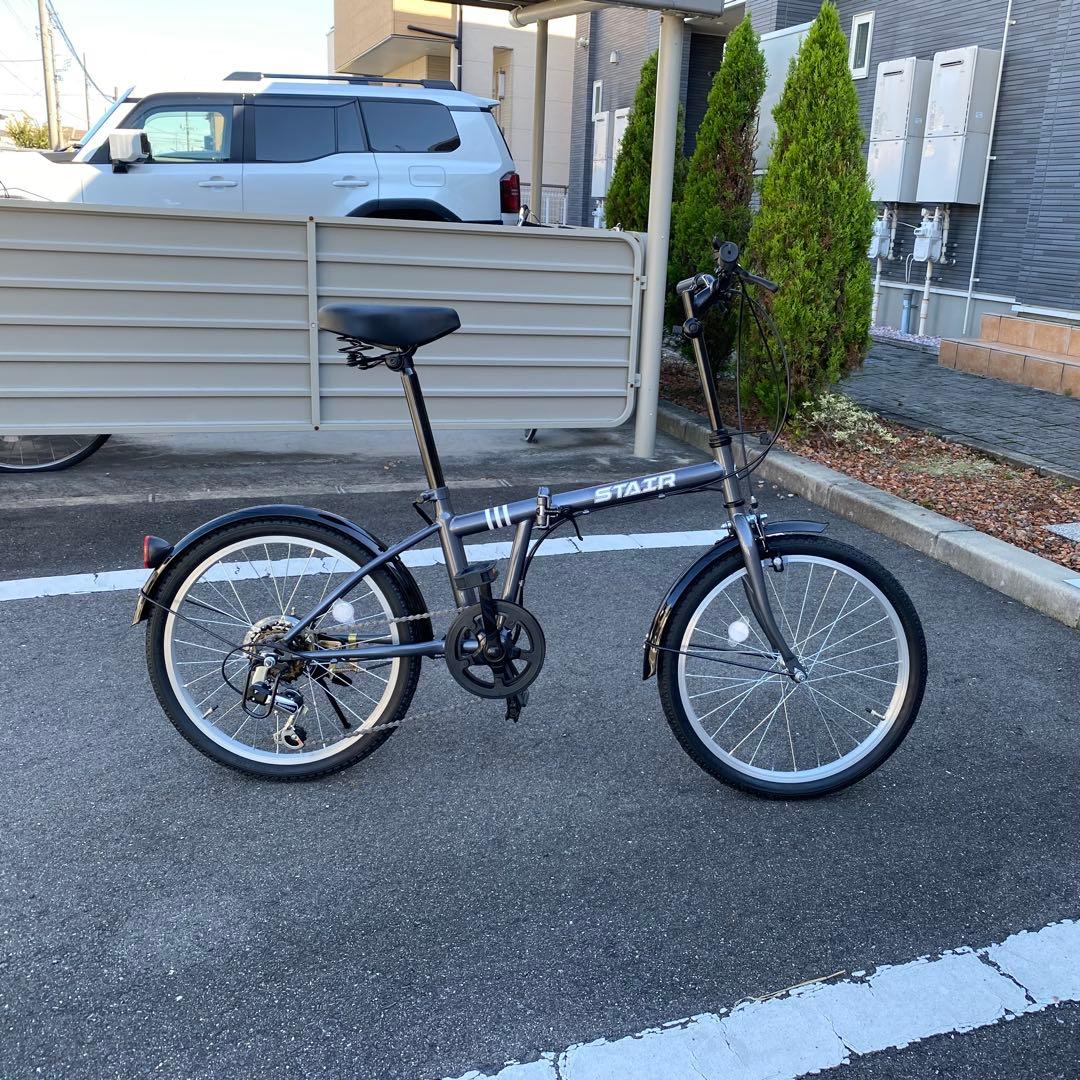 【2025年10月購入】STAIR 20インチ折りたたみ自転車 シマノ 使用2回