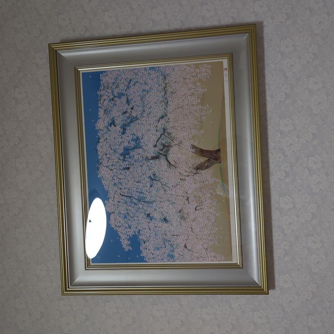 中島千波「高台寺の枝垂桜」