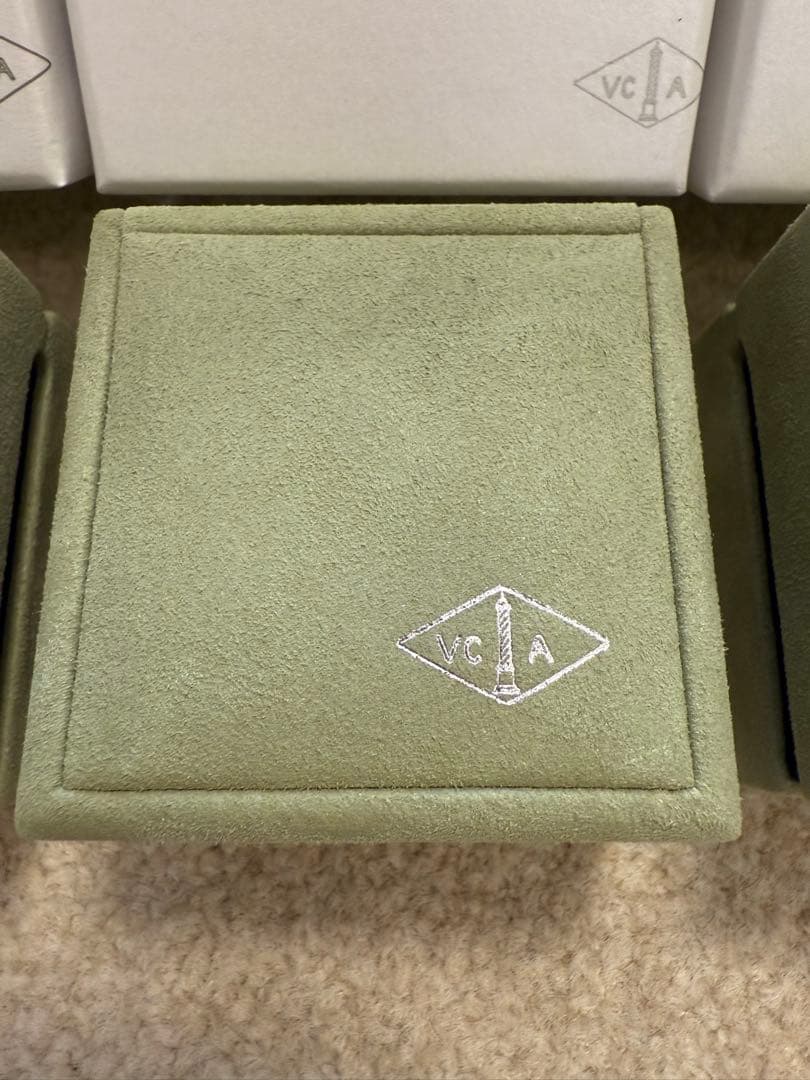 ヴァンクリ　空箱　4箱セット　ネックレスケース　ピアスケース