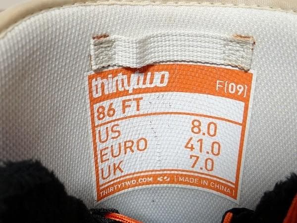 thirtytwo サーティーツー 32 スノーボード ブーツ 26cm 現状