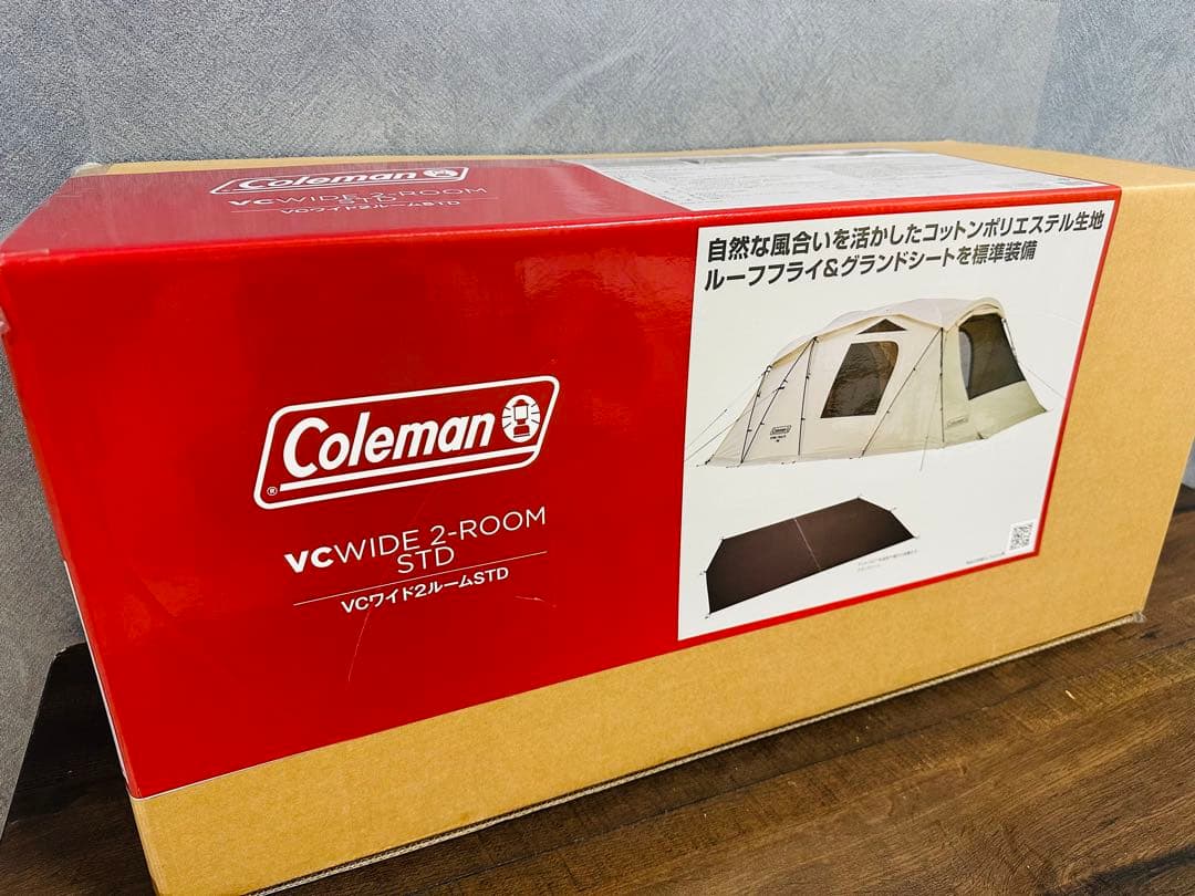新品未開封 Coleman VCワイド2ルームSTD デザートサンド コールマン