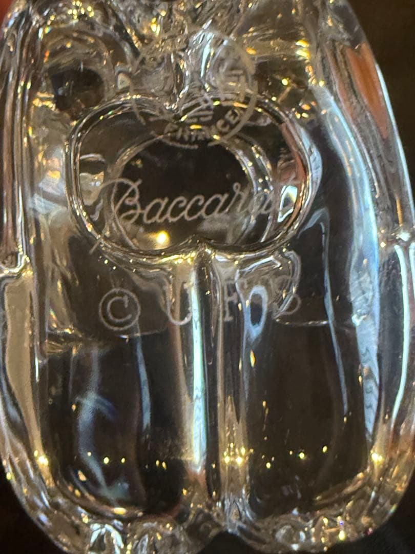 ム*ー様 Baccarat バカラ スヌーピー オブジェ 置物　クリスタル