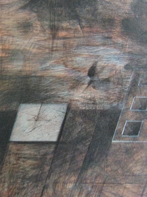 滝純一、【残された島】、希少な額装用画集より、状態良好、新品額装付