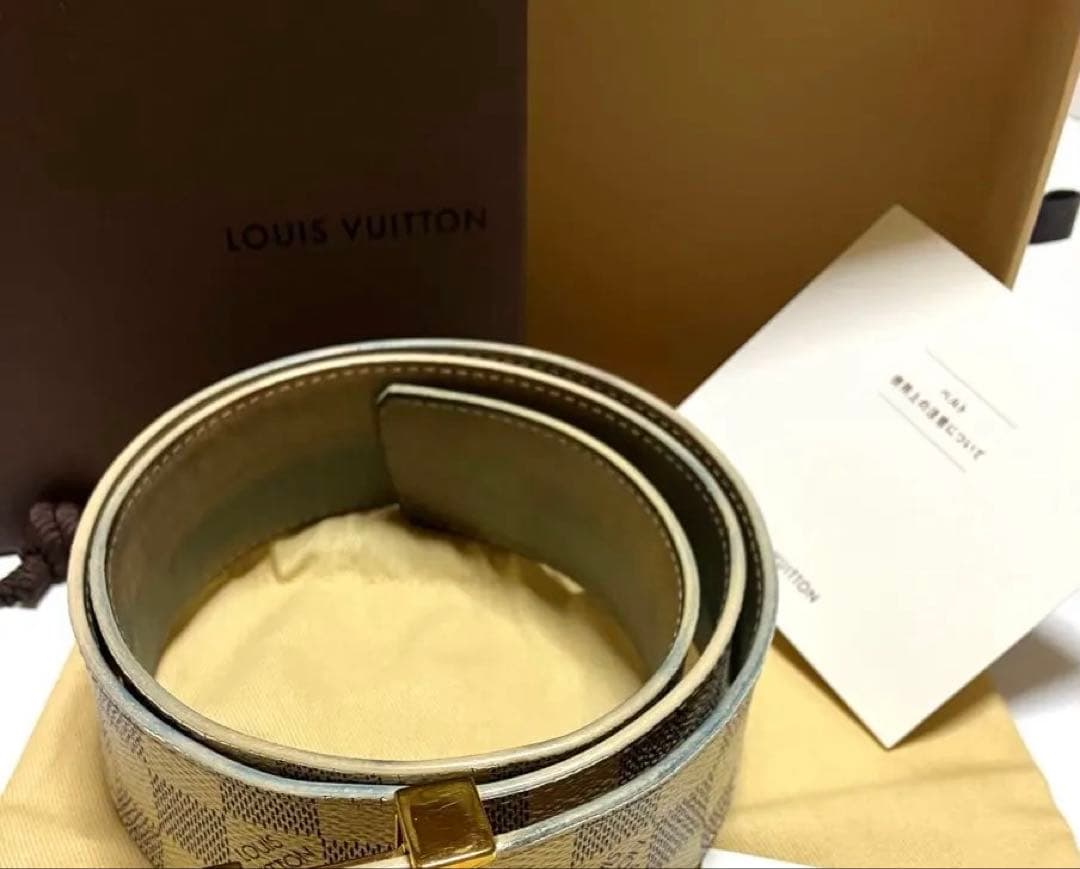LOUIS VUITTON ルイヴィトン サンチュール LVベルトダミエアーズ