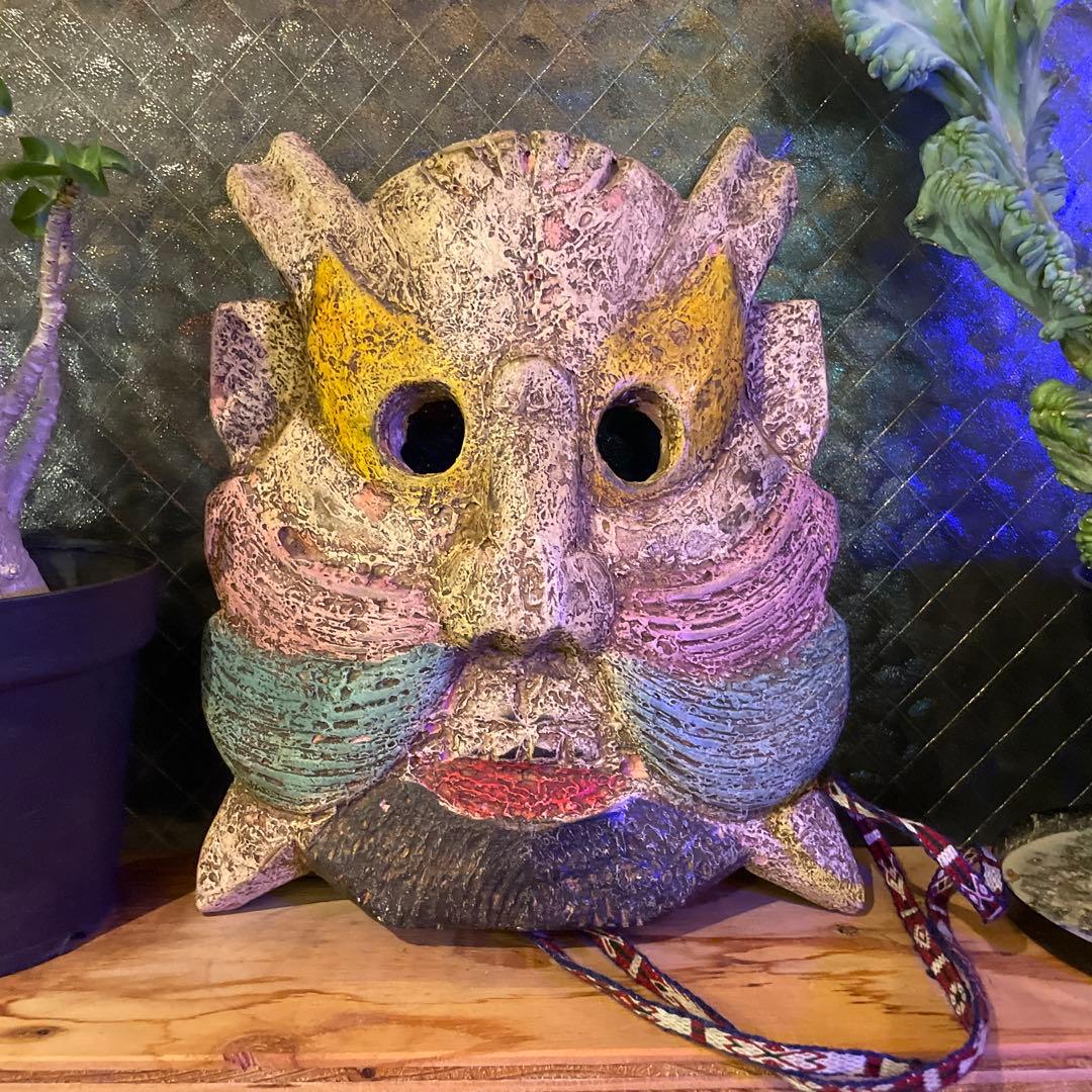 工芸品 国籍不明 オブジェ 仮面 アート