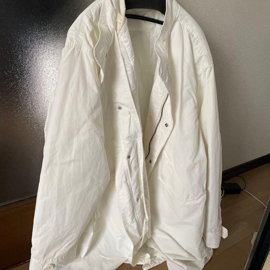 ホワイト キルティング M65のモッズコートジョンブル