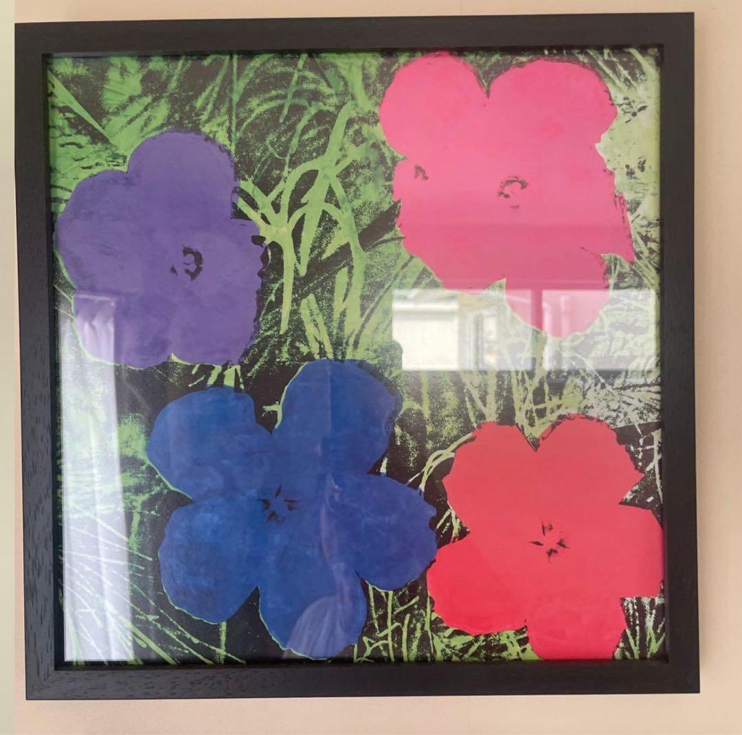 アンディ・ウォーホル Flowers 花 ポップアート フラワーポスター 4枚