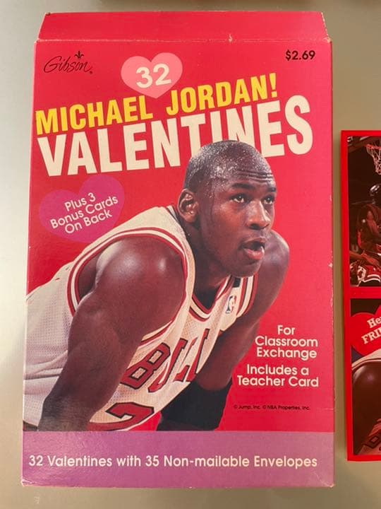 【希少】 マイケルジョーダン　バレンタインカード