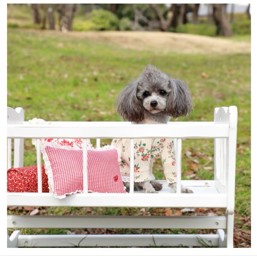 アトリエgg ワッフルワンピース　花柄ワンピース❤︎ 18 長袖