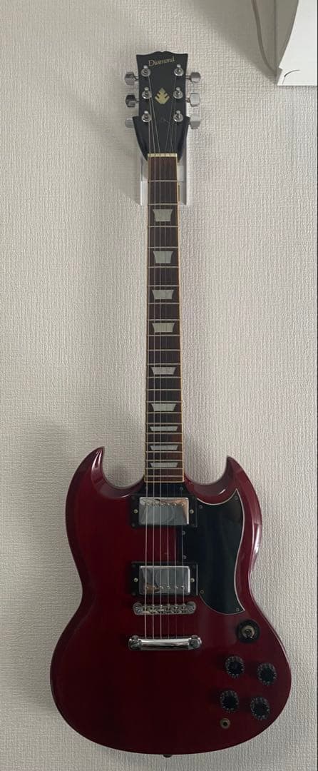 Diamond SGスタイル エレキギター レッド