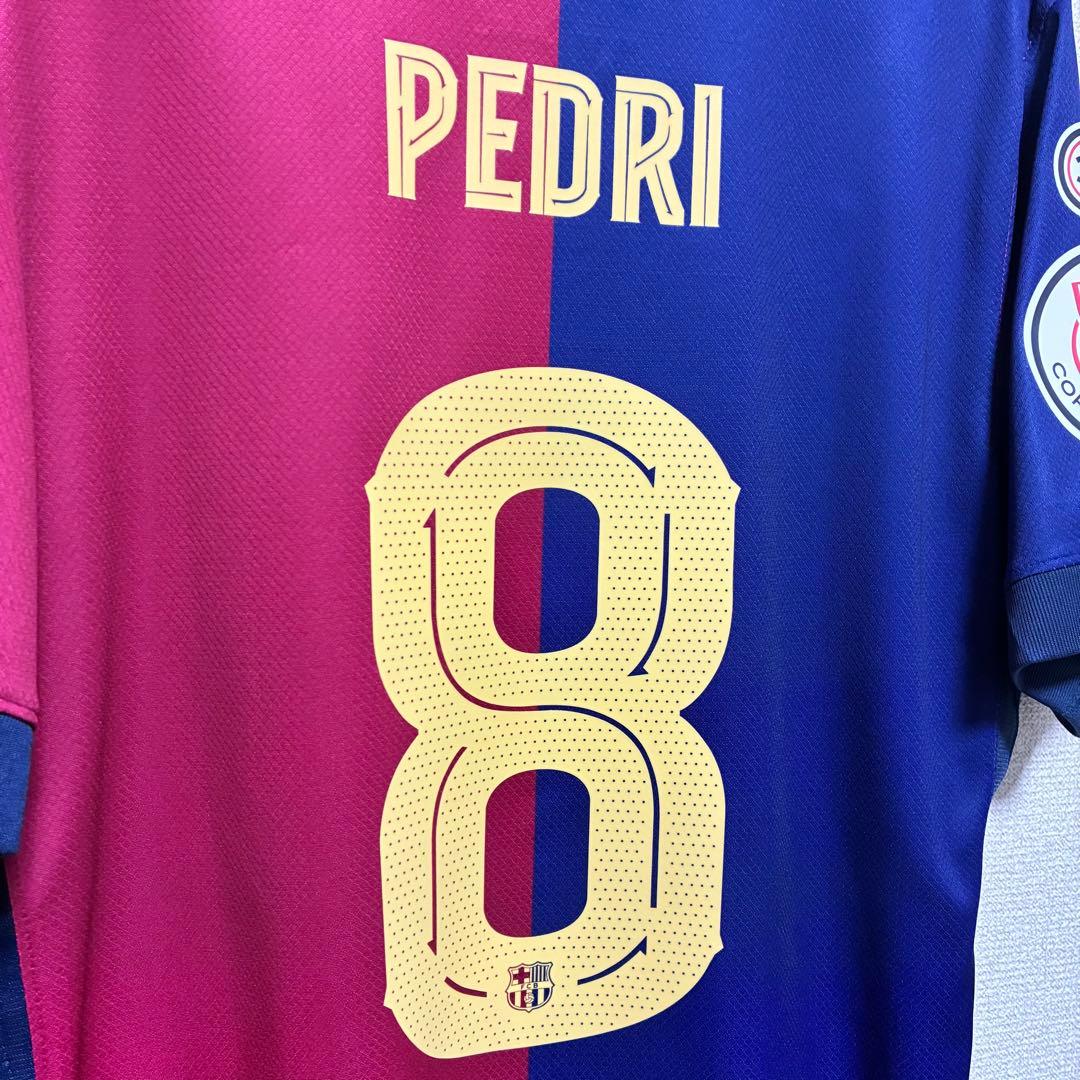 【正規品】バルセロナ ユニフォーム 24/25 ペドリ 国王杯決勝モデル