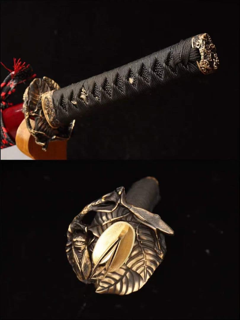 【協差一金セミ】武具　刀装具　日本刀　模造刀 居合刀 肋差 短刀