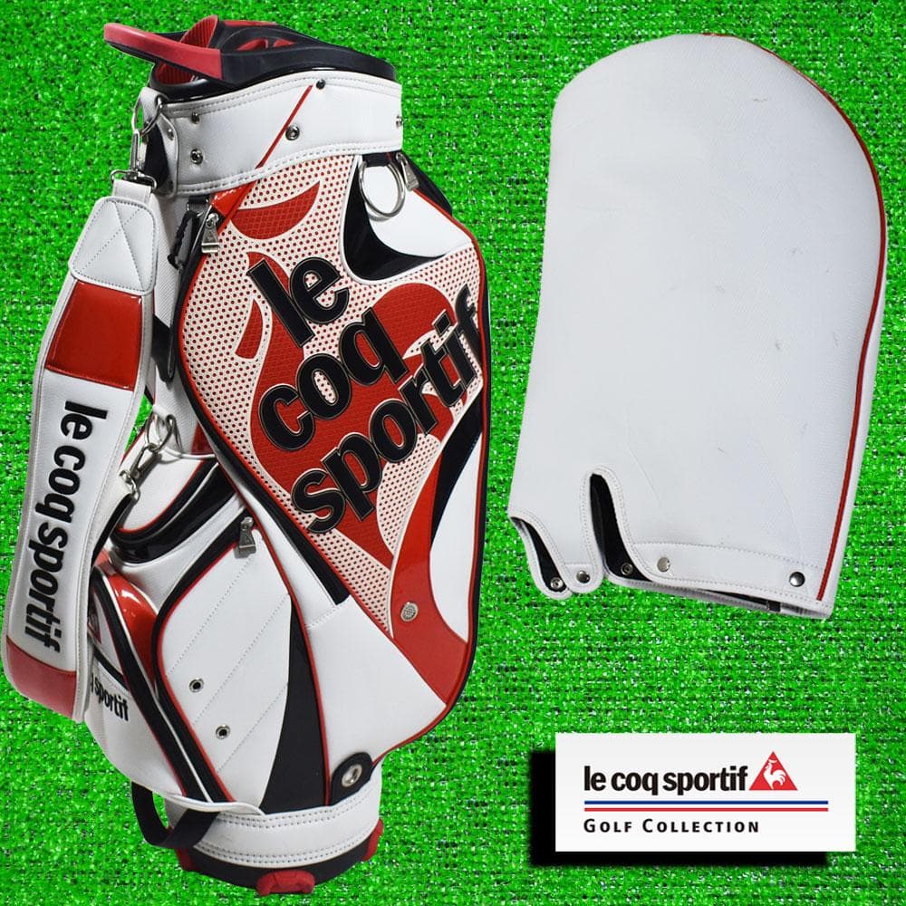 ルコックスポルティフ ゴルフ キャディバッグ９.０型 美品！