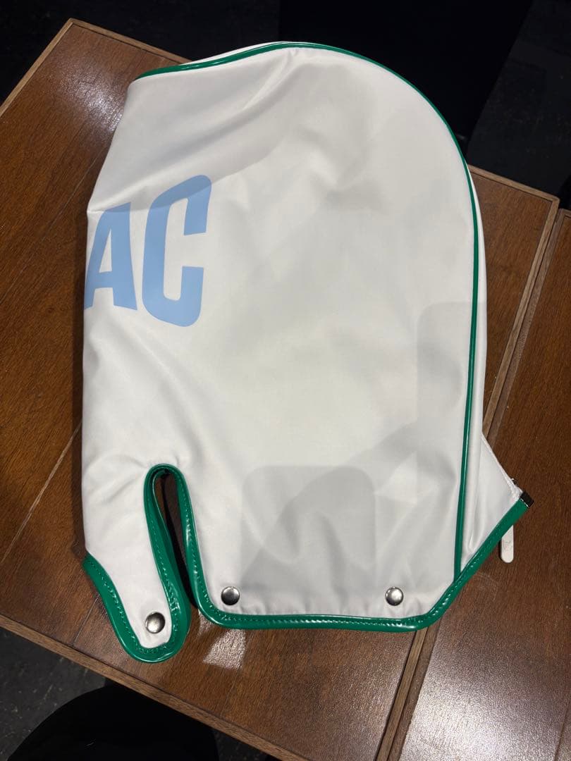 まる　希少　WAAC キャディバック　ホワイト/グリーン
