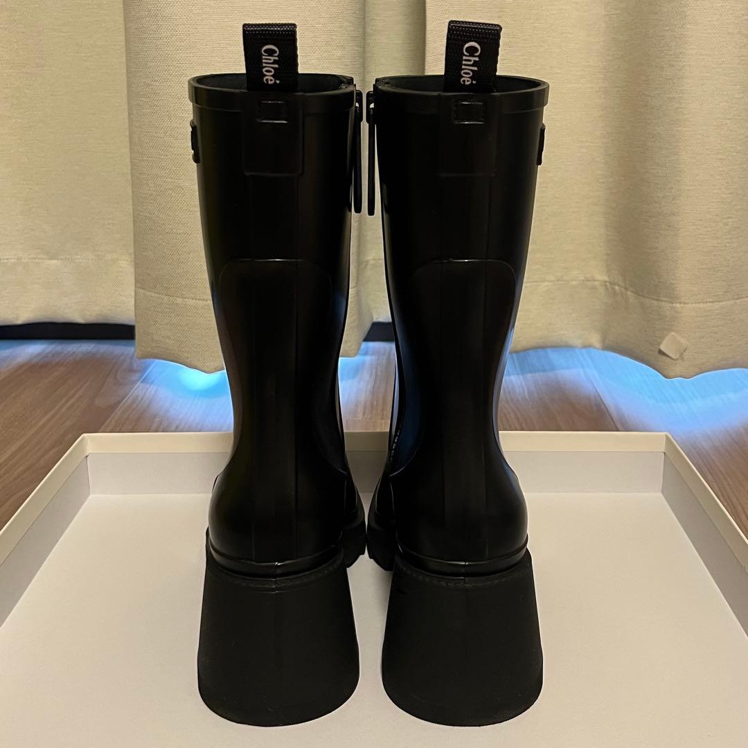 F*x様 超美品 Chloe クロエ レインブーツ ブラック 2025SS