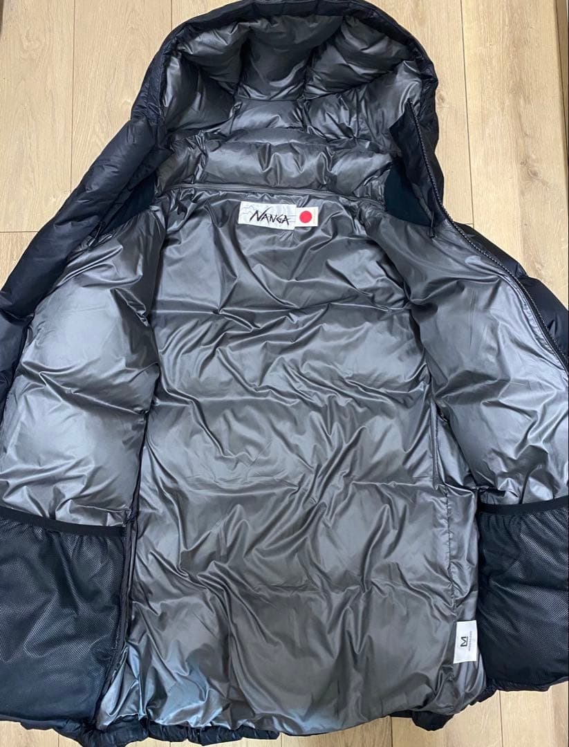 NANGA WHITE LABEL ナンガホワイトレーベル type1 黒　L