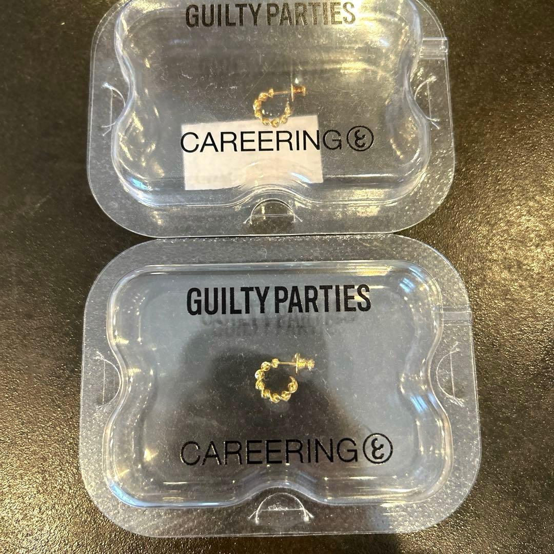 GUILTY PARTIES CAREERING 45 18金 フープピアス