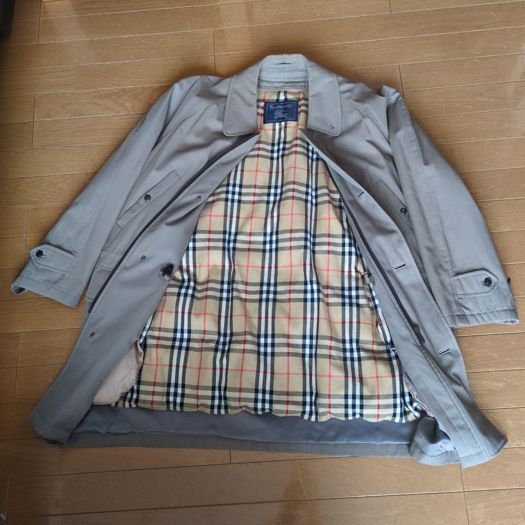 Burberry ベージュ ダウンライナー付きコート　フード着脱