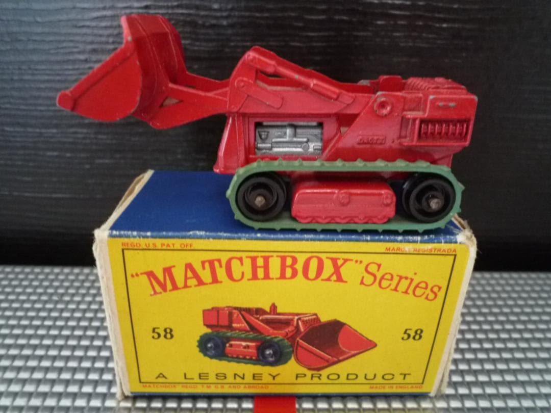 MATCHBOX N°58B DROTT EXCAVATOR 1962