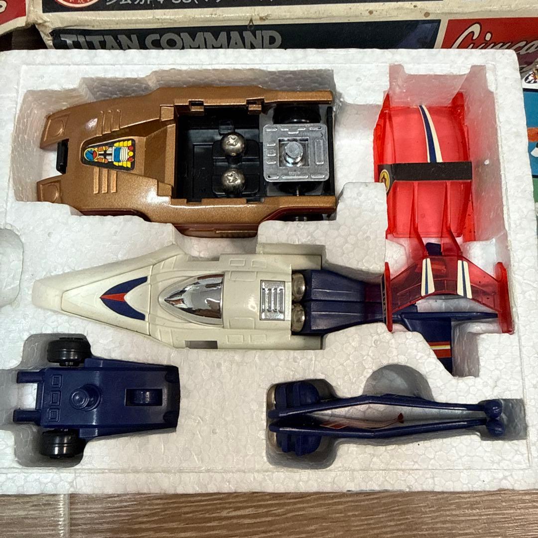 旧タカラ ミクロマン タイタンコマンド ジムカ マグネモ8 当時物 箱・説明書付