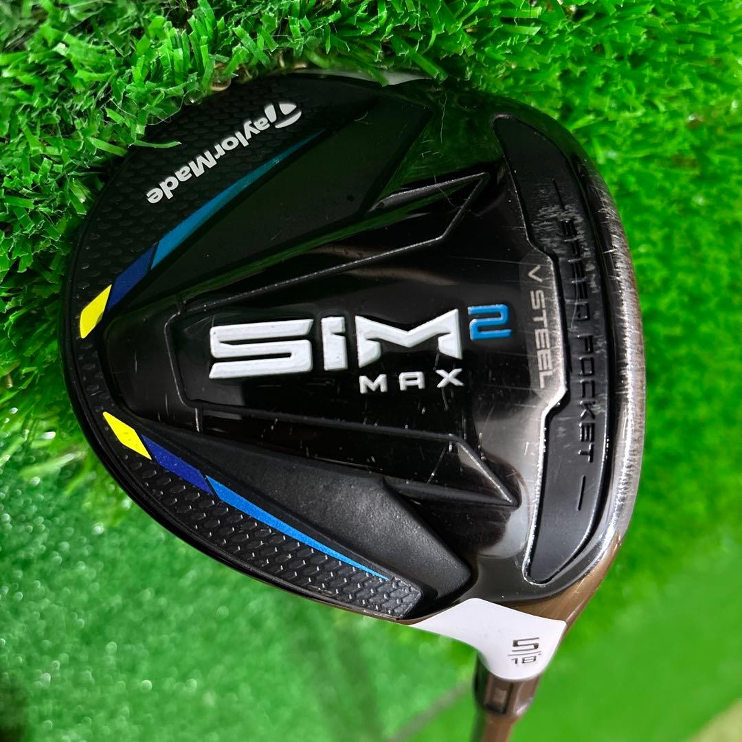 TaylorMade SIM2 MAX フェアウェイウッド　５Ｗ/18