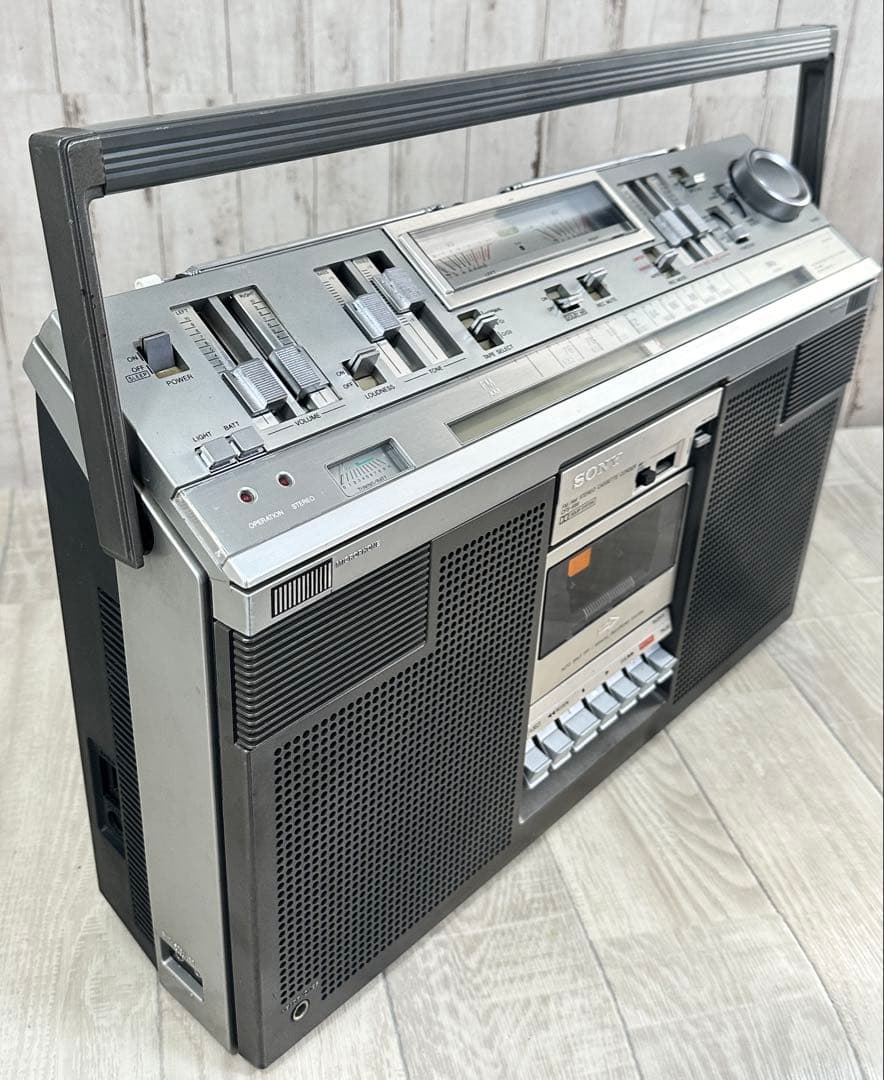 動作品|昭和レトロ名機 SONY ソニー ラジカセCFS-686 ラジオ
