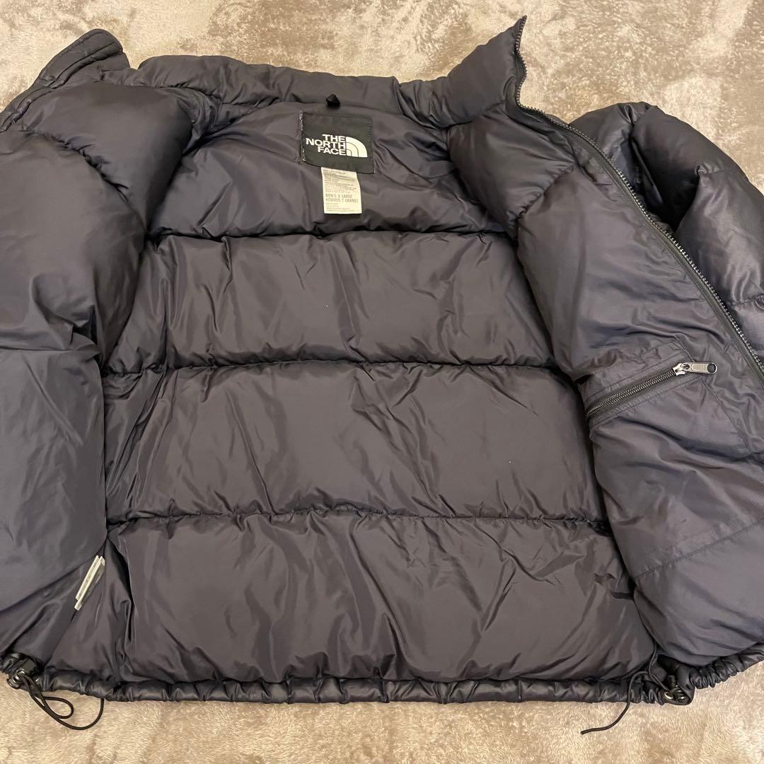 極美品 ノースフェイス　US規格 700フィル 肉厚 ヌプシダウン　XL 黒