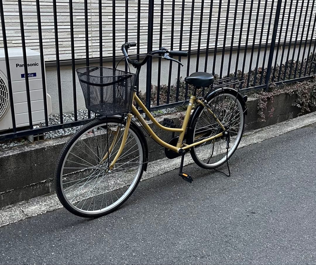 26インチ　シティーサイクル　自転車　ママチャリ　大阪から　発送不可