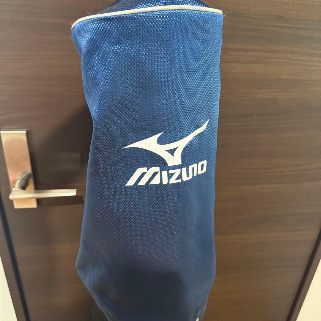 Mizuno スタンド式 キャディバッグ ゴルフバッグ 青/白