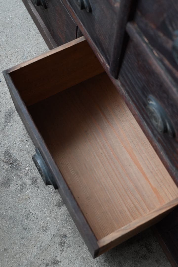 ③ 店舗什器 引出 古家具 古道具 古美術 骨董 アンティーク 箪笥 抽斗