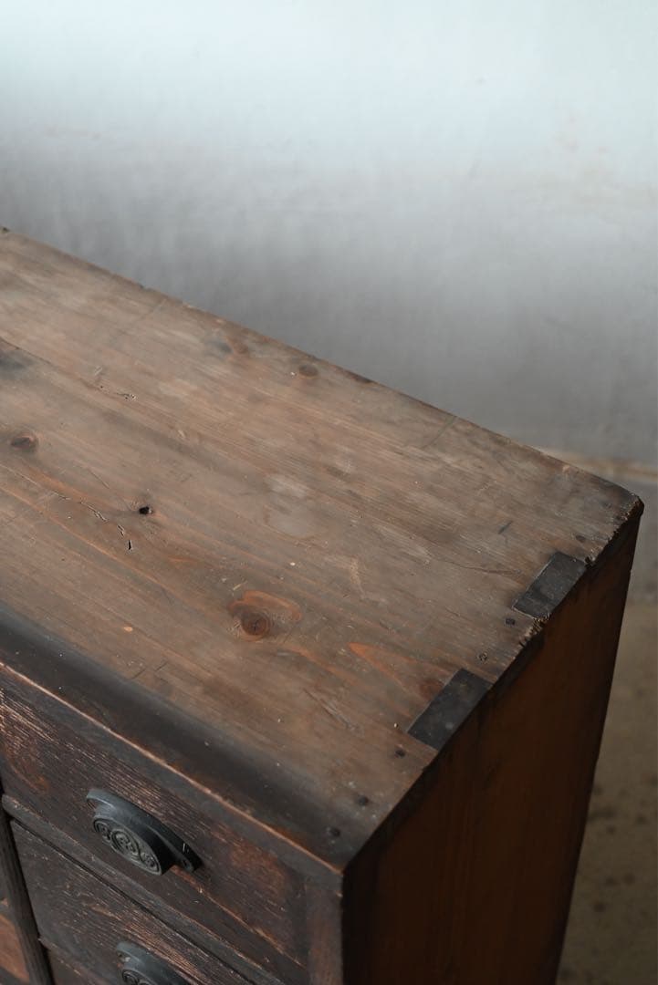 ③ 店舗什器 引出 古家具 古道具 古美術 骨董 アンティーク 箪笥 抽斗