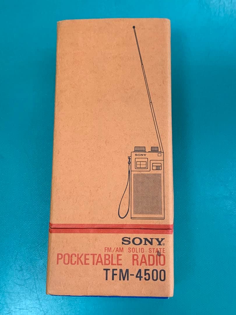 未使用品 SONY AM FM ラジオ TFM-4500