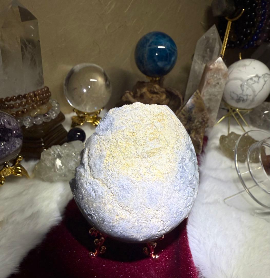 セレスタイト台座セット Select by Amulet〜天然石〜