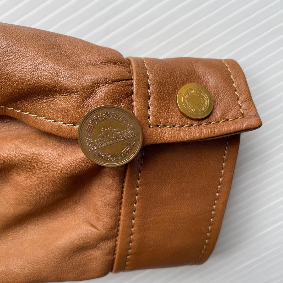 新品　TOMORROWLAND レザージャケット　ブルゾン　ラムレザー　羊革