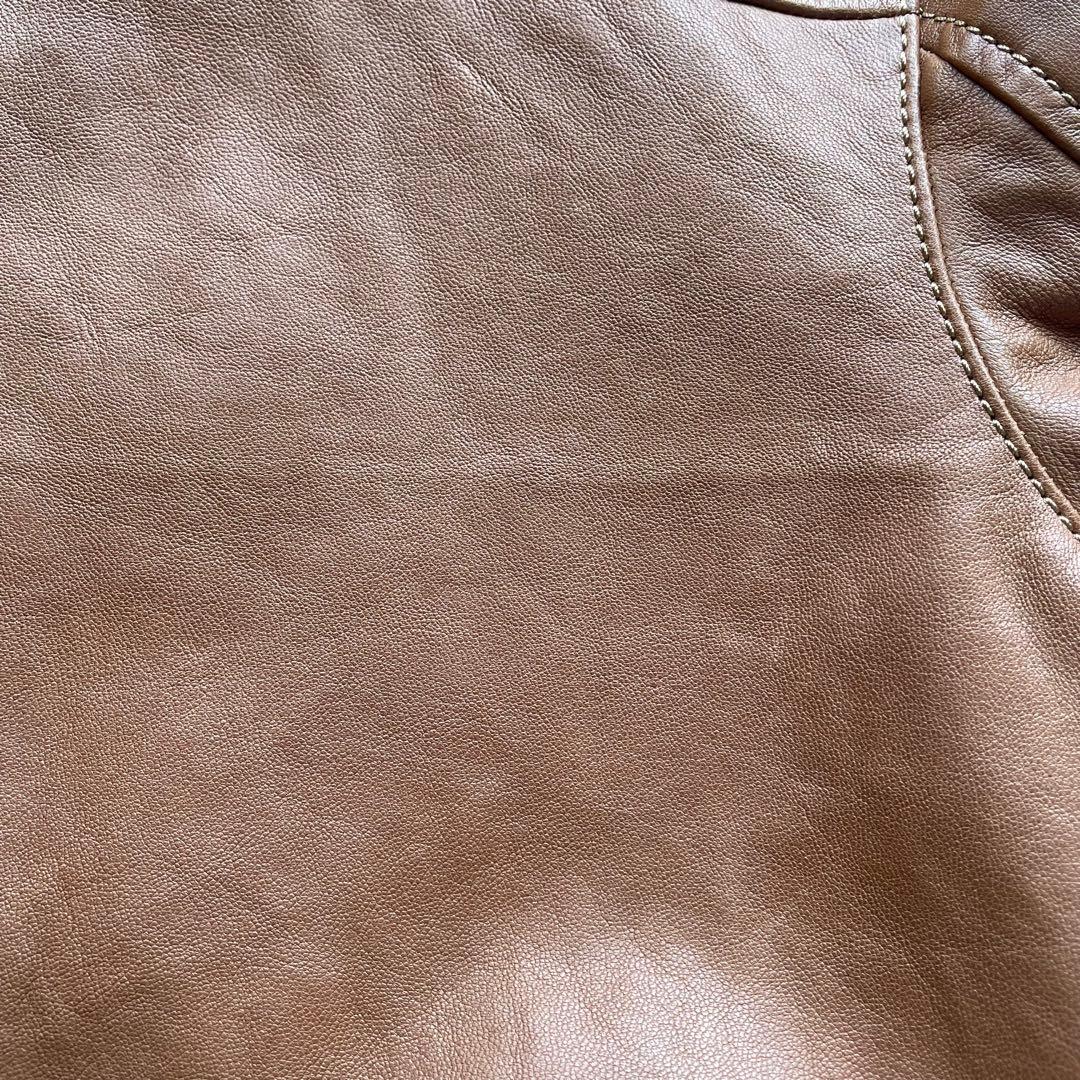 新品　TOMORROWLAND レザージャケット　ブルゾン　ラムレザー　羊革