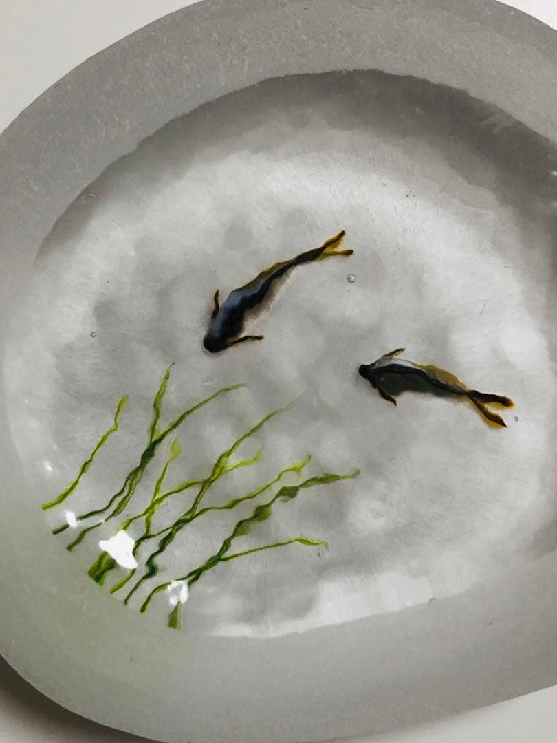 久保裕子　石文鎮　ガラス　新品