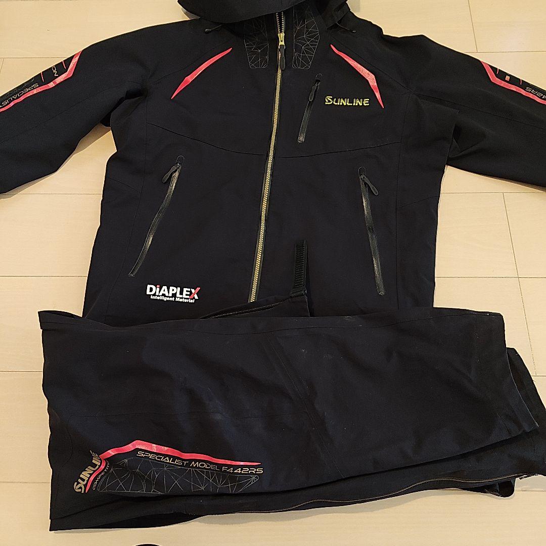 SUNLINE DIAPLEX フィッシングスーツ上下セット　Lサイズ