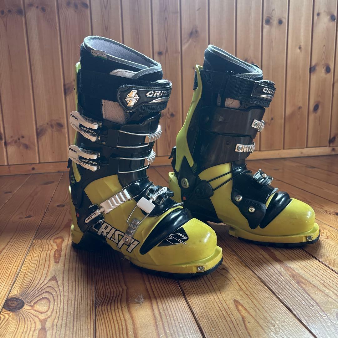 CRISPI スキー ブーツ イエロー/ブラック