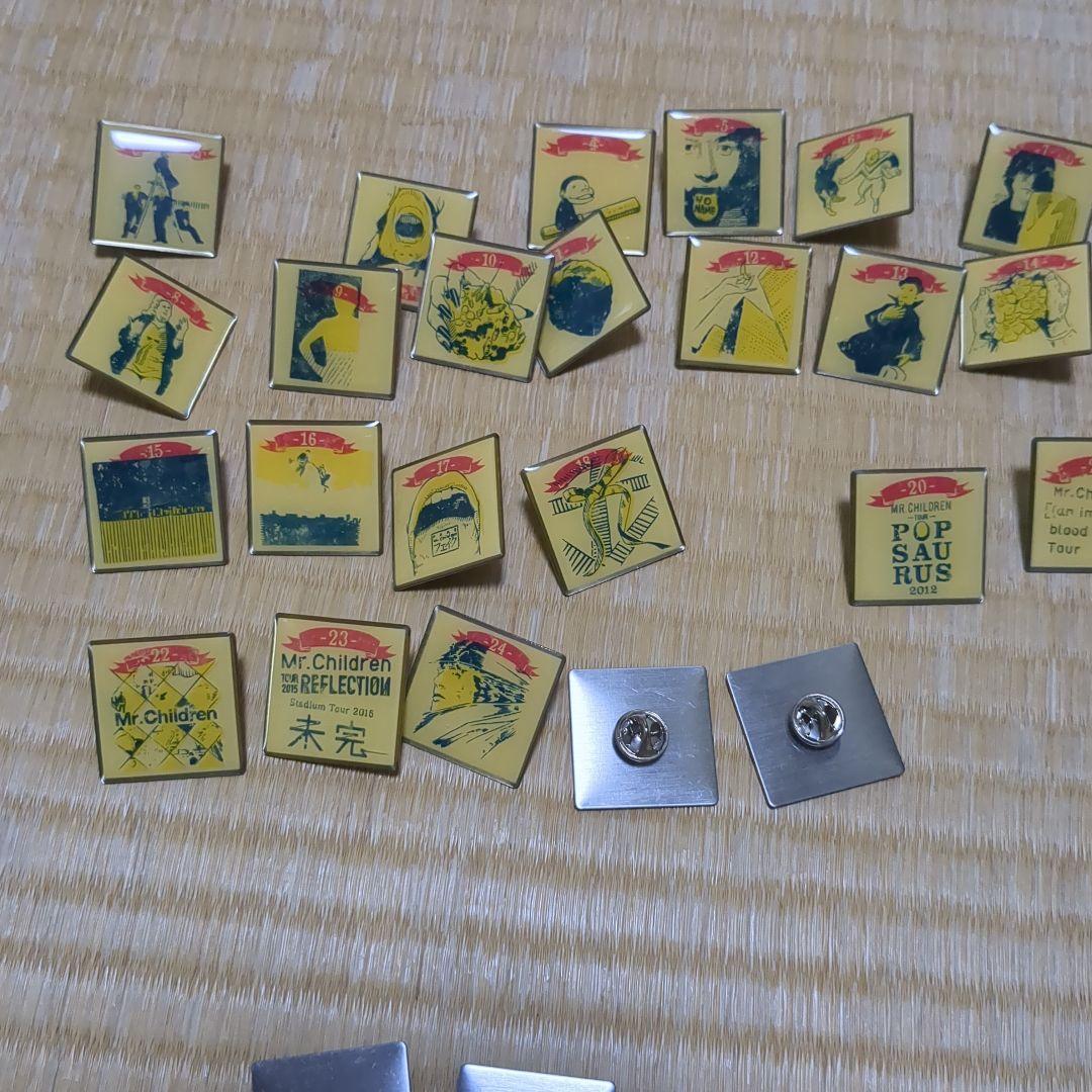 Mr.Children グッズ　コンプリート　ピンバッジ　コンプ　ジャケット
