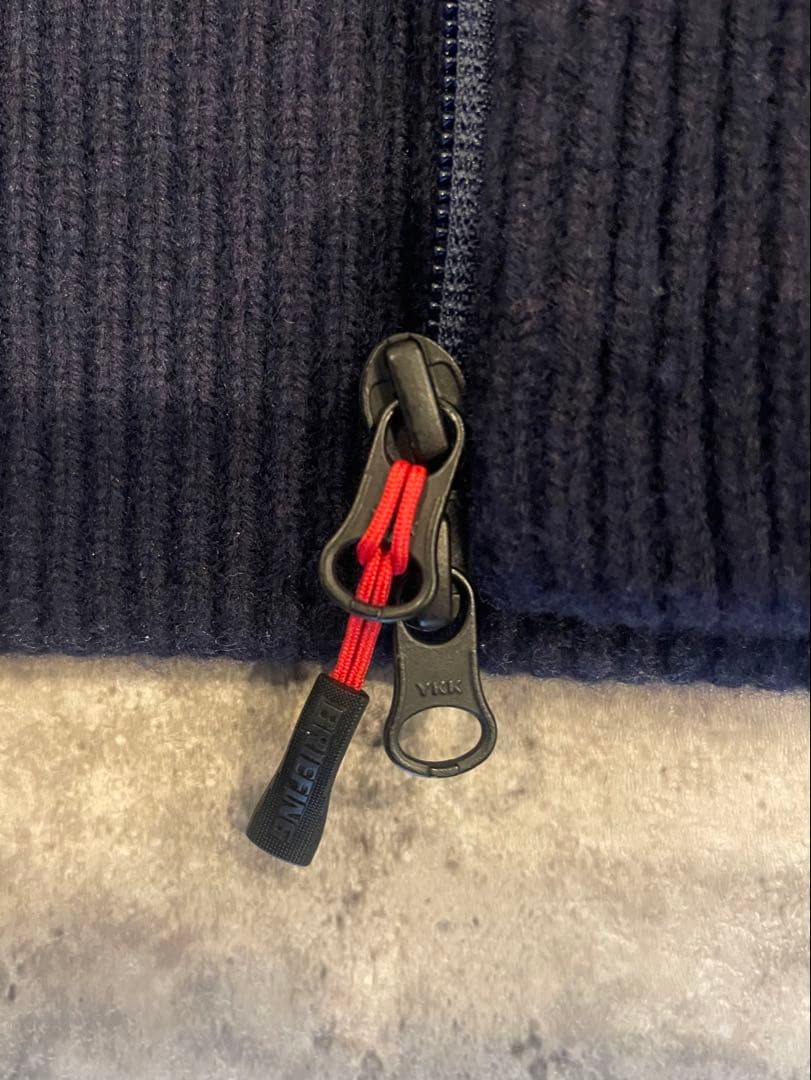 ブリーフィング　ニット✖️ナイロン　ネイビー　Ｌ