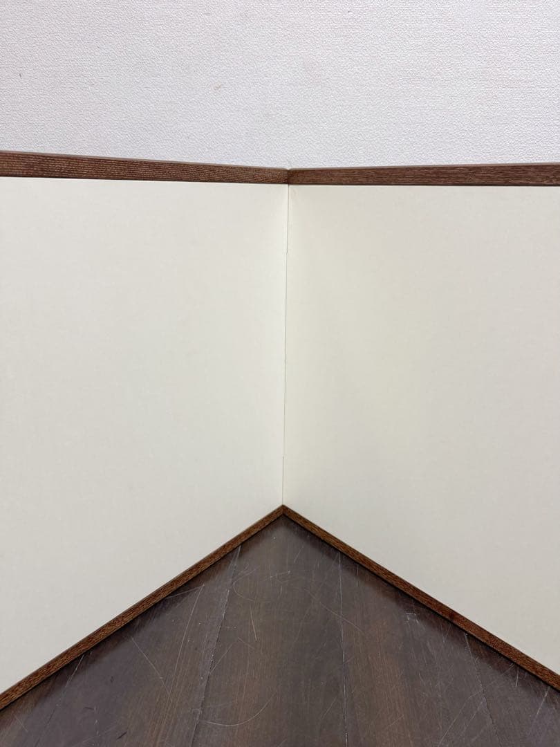 未使用 茶道具 女桑 無地 風炉先屏風 茶室 元箱