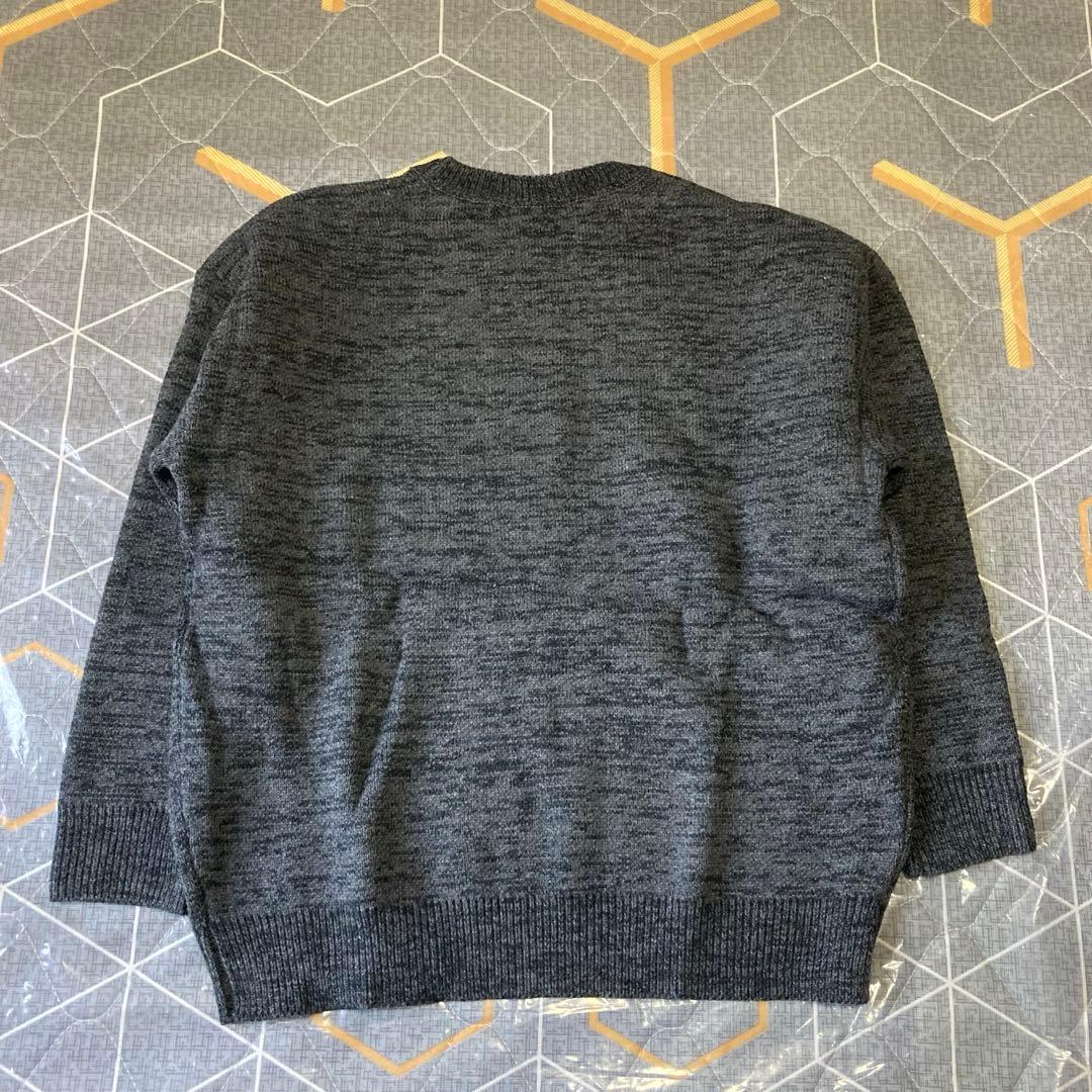 ESSENTIALS グレー オーバーサイズ ニット