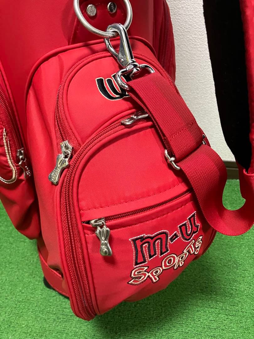 M.U スポーツ　レディースキャディバッグ　美品