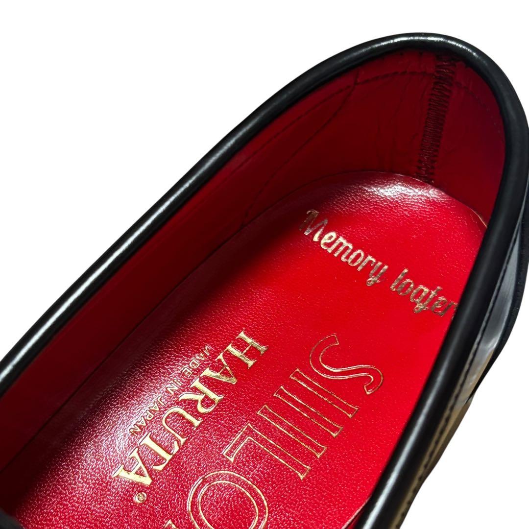 【美品】SIIILON HARUTA メモリーフォームローファー 黒 希少