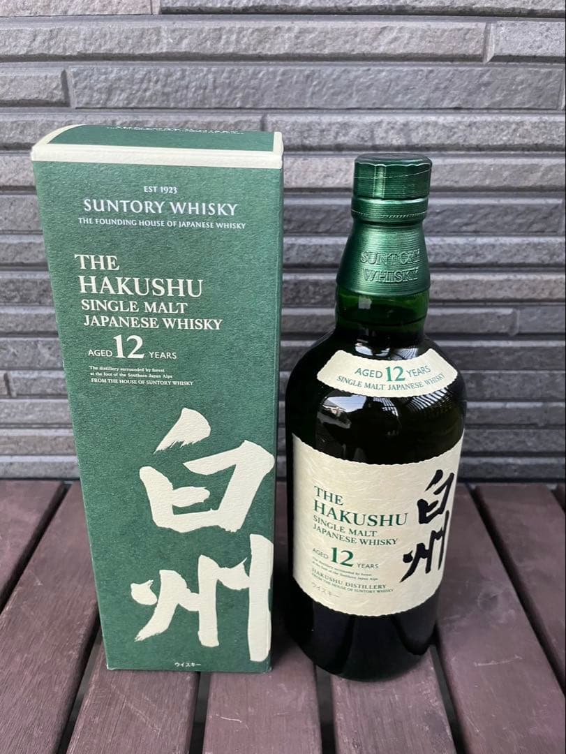 Suntory Hakushu 12年 シングルモルトウイスキー 箱入り