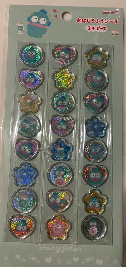 ボンボンドロップシールウォーターシールおはじき風シールの7点まとめ売り