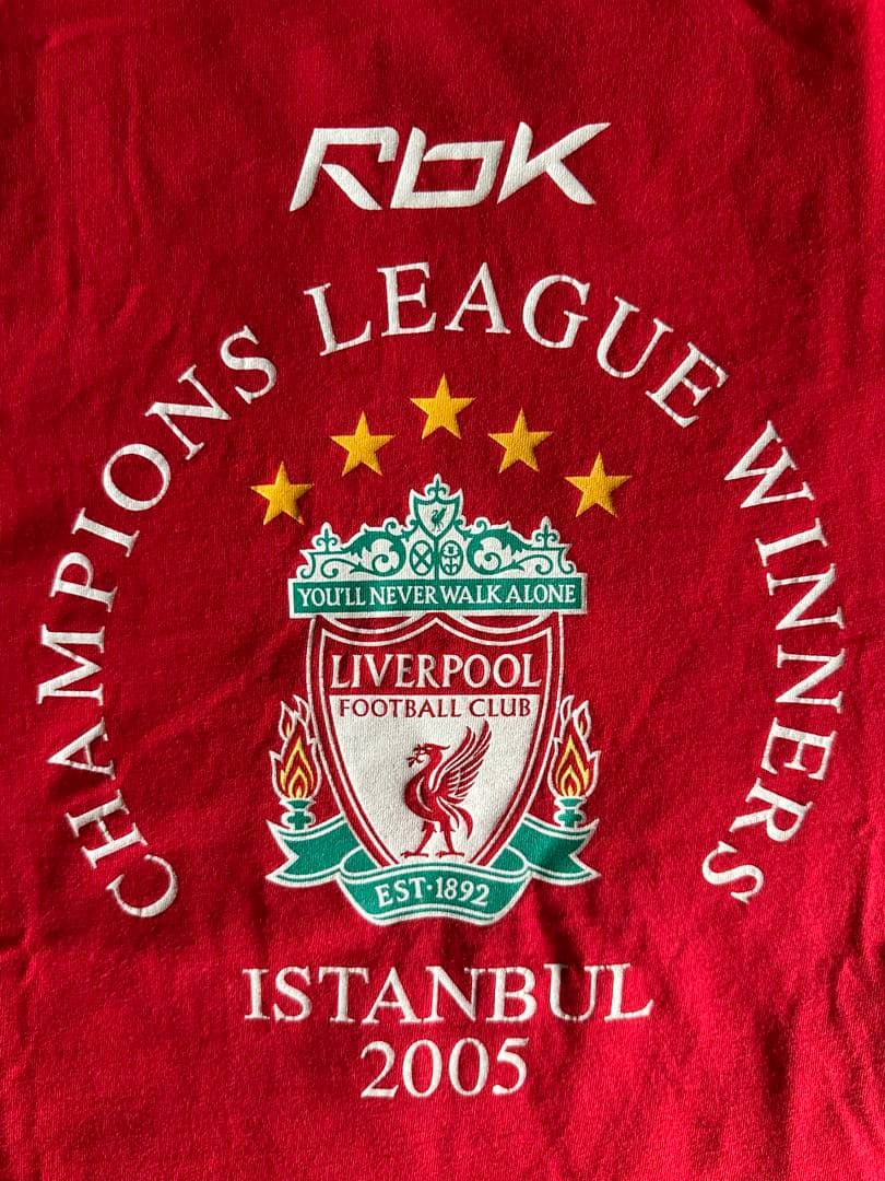 Reebok リヴァプールFC チャンピオンズリーグ優勝記念 Tシャツ