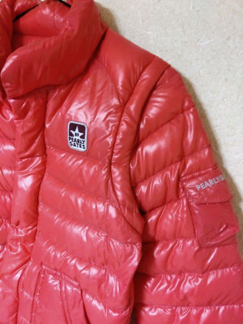パーリーゲイツ　ダウンジャケット　美品　ゴルフウェア　中綿　ブルゾン　2way