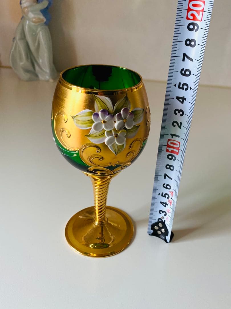 手描き装飾グラス 5個セット