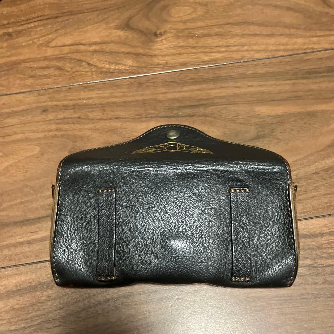 RRL レザーメガネケース　ヴィンテージ加工